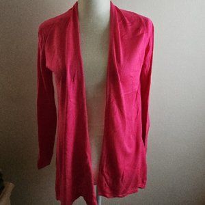 Cyrus pink Open Front Cardigan size small